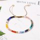 thumbnail image 3 of Pulseras de Piedra Natural Pulseras de Cuentas Tejidas a Mano Pulseras Trenzadas de Piedra, 3 of 5