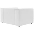 thumbnail image 3 of Modway Mingle Vegan Leather Armchair in White, 3 of 7