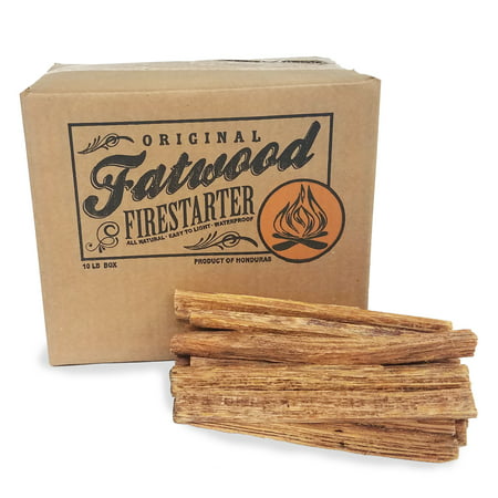 Earth Worth | 10 Pound Box - Fatwood Firestarter (Best Way To Drop 10 Pounds Fast)