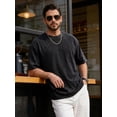 thumbnail image 3 of RICHCOIN Men's Oversized T-Shirts Loose Fit Vintage Washed Tee Unisex Short Sleeve Casual Tops, 3 of 8