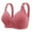 Pink, variant on HAPIMO Women's Everyday Bra Lifting Bra Comfy Underwear Push Up Wireless Brassiere Solid Color Trendy Lady Lingerie Beige L