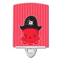 thumbnail image 1 of Carolines Treasures BB8918CNL Nautical Pirate Octopus Red Ceramic Night Light, 1 of 1
