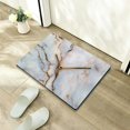 thumbnail image 5 of ZFLMY Fast Absorption Diatom Mud Marble Surface Home Bath Rug Mat Quick Drying Rubber Backing Easy Storage Super Water Absorption 24x16in, 5 of 5