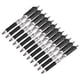 thumbnail image 2 of 12 bolígrafos de gel neutros de 0,5 mm de carbono de gran capacidad para oficina (negro), 2 of 14