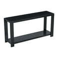 thumbnail image 5 of Harper & Bright Designs Wood Console Table with Bottom Shelf, Contemporary Minimalism Entryway Entrance Table for Hallway Living Room, 59.8'' Black, 5 of 12