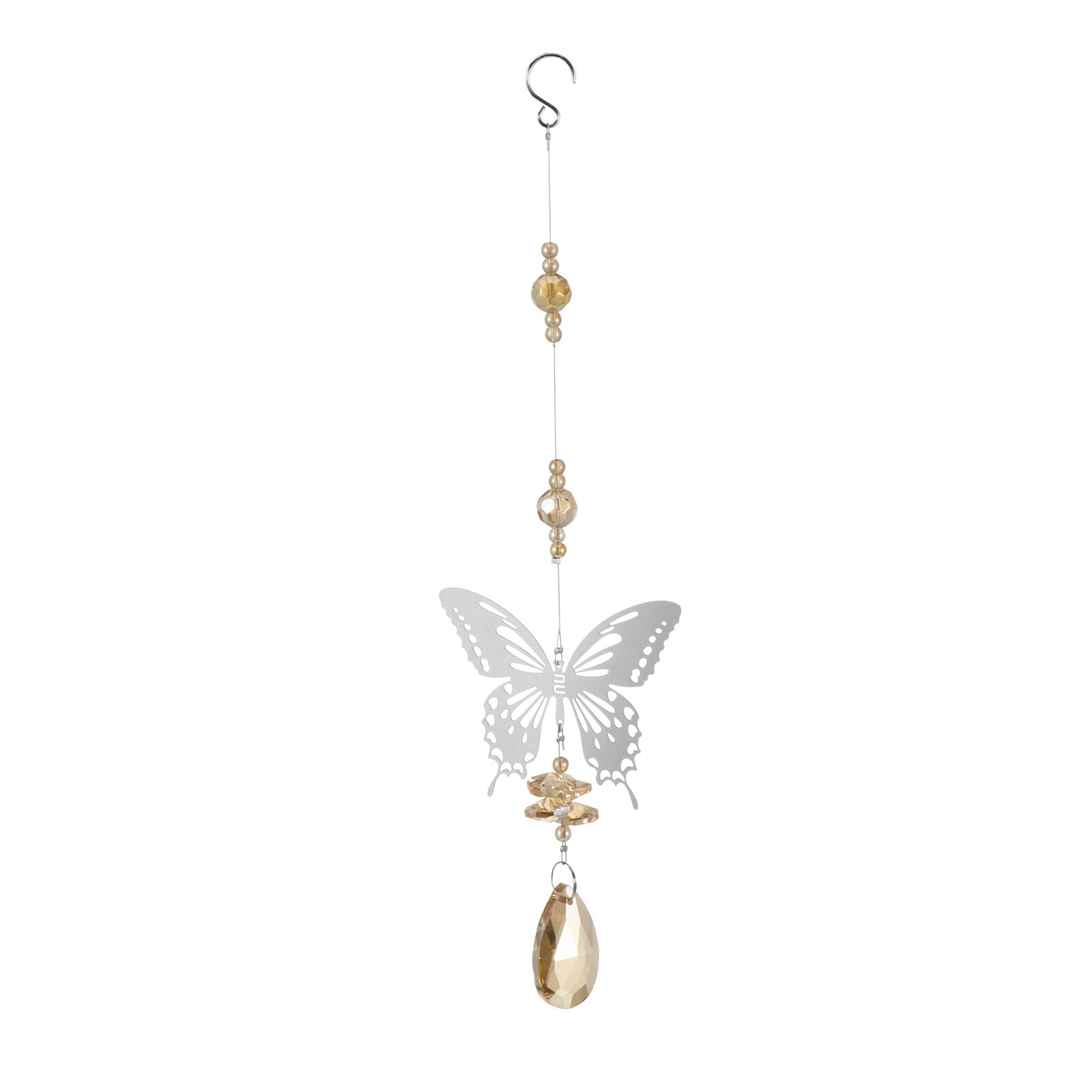 HOMEMAXS Crystal Prisms Pendant Butterflies Crystal Ball Hanging