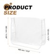 thumbnail image 2 of Funda de Silla de Salón Uxcell 19"x15"x5", Protector de Respaldo de Silla Transparente (Cuadrado, Blanco), 2 of 6