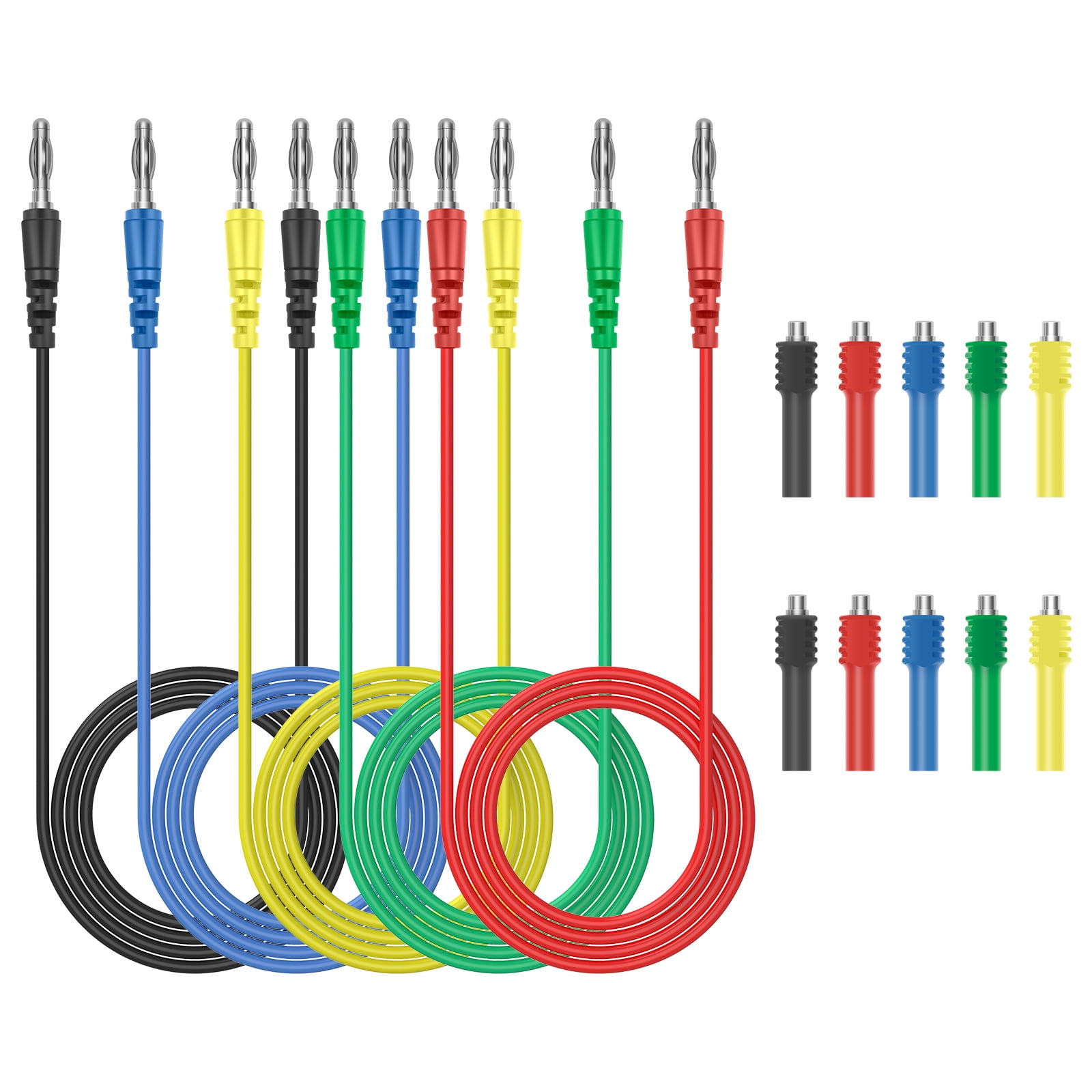 Lochimu 15/18Pcs Test Leads Kit 30V 5A Soft Flexible Insulated