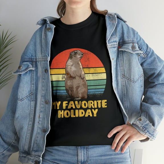 Funny Groundhog Day Holiday Is My Favorite Vintage T-Shirt