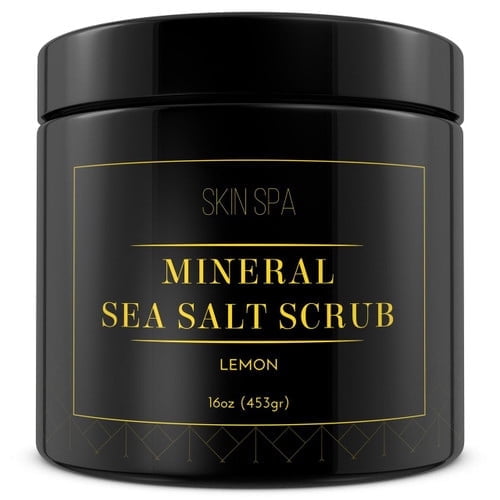 Mineral Sea Salt Scrub - Lemon – 16oz (453gr)