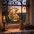 thumbnail image 4 of Hogar y cocina, Decoración del hogar, Decoración, Decoración de fiesta de conejos de Pascua Arreglo colgante Tratamientos de ventana de acrílico Colgante de acrílico, 4 of 5