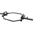 Strength Training Olympic Hex Bar Barbell, High Load Capacity, Swivel Handles, Safety Clips