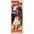 thumbnail image 2 of Lucien Lefèvre 12x24 Black Ornate Framed Double Matted Museum Art Print Titled: Absinthe Mugnier (1898), 2 of 5