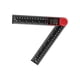 thumbnail image 1 of Digital Display Angle Ruler 2 in 1 Plastic Lightweight Convenient Black Digital Angle Finder200mm, 1 of 5