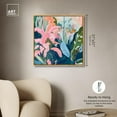 thumbnail image 5 of Art Remedy Bright Tropical Art Canvas, 30" x 30", Gold Frame, Leafy Lush II, 5 of 7