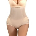 thumbnail image 1 of PEASKJP Long Sleeve Shapewear Firm Control Seamless Full Body Shaper Compression Mid Thigh Body Shapewear, Beige L, 1 of 4