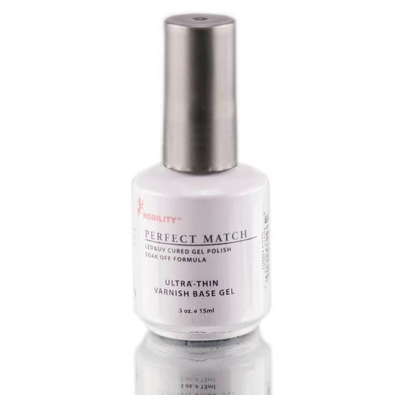 Gel Polish: Lechat Perfect Match Ultra Thin Varnish Base Gel - Size : 0.5 oz