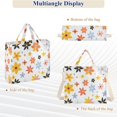 thumbnail image 6 of FORMRS Womens Corduroy Tote Bag Crossbody Shoulder Handbag with Pocket, Colorful Retro Floral, 6 of 7
