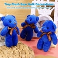 thumbnail image 4 of 10 mini ositos de peluche para baby shower, pequeños osos de peluche a granel, mini osos de peluche de 4,7 pulgadas con etiquetas de agradecimiento y bolsas de organza, recuerdos de fiesta, 4 of 7