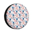 thumbnail image 1 of Balery American Gnomes Cubiertas para Neumáticos - Protector Resistente para Neumáticos de Camioneta, SUV, Remolque, Camper y RV-15 inch, 1 of 6