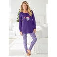 thumbnail image 5 of Dreams & Co. Plus Size 2-Piece Pj Legging Set, 5 of 6