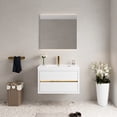 thumbnail image 6 of Floating Bathroom Vanity with U-Shape Drain Design / Quiet and Seamless Drawer Movement, 6 of 6