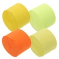 thumbnail image 4 of CRAFTHROU 4 Rolls Crepe Paper Streamers for Flower Making Crinkle Design in Orange Yellow Fluorescent Yellow, 4 of 8