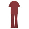 thumbnail image 3 of Pyhlmscde Women 2 Piece Outfits Sets, Wide Leg Pants Woman, Linen Dress, 3 of 5