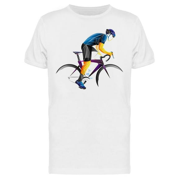 Cyclist Stylized T-Shirt Men -Image by Shutterstock, Male Medium