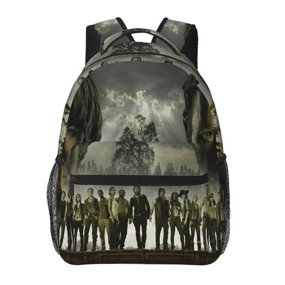 Unisex Laptop College Schoolbag Bookbags Daypack The Walking Dead (36) Casual Backpack