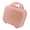 Pink, variant on Rupoun 14in Small Travel Hand Luggage Mini Carry On Hard Shell Travel Case with Anti Slip Standing Feet, 11.8x9.8x5.9 inches / 30x25x15 cm, Cream