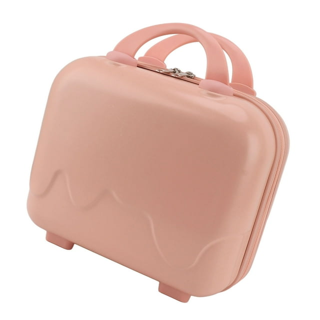 14in Small Travel Hand Luggage Mini Carry On Luggage With Anti Slip Feet, Hard Shell Case With Large Capacity For Clothes, Shoes, Phones, Laptops