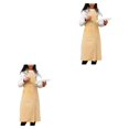thumbnail image 1 of Baohd Multi-purpose Work Apron Versatile For Kitchen And Artist Anti-wrinkle And Durable Canvas Work Apron khaki 2Set, 1 of 6