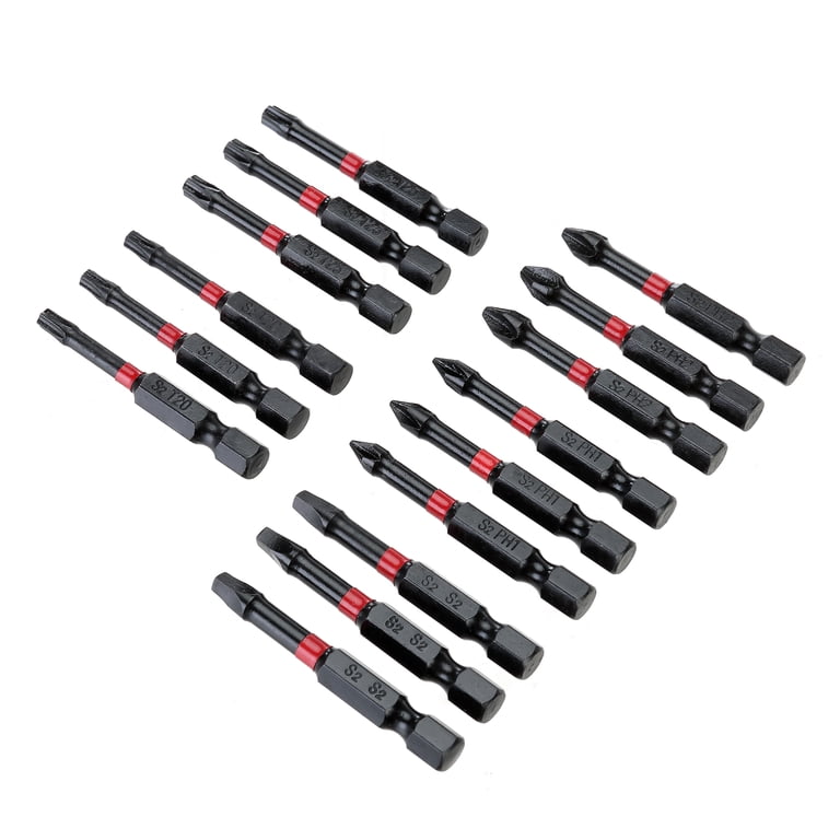 Hyper Tough 15-Piece 2 In Impact Screwdriver Bit Set photo 1