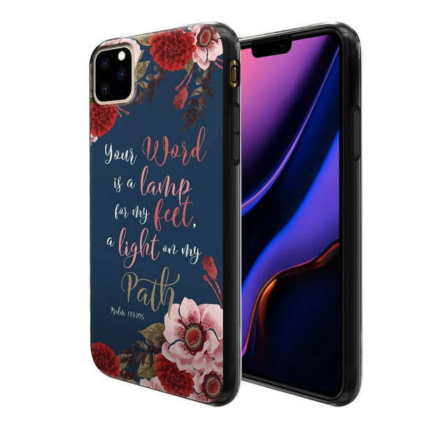 FINCIBO Soft TPU Black Case Slim Cover for Apple iPhone  11  