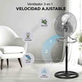 thumbnail image 3 of Ventilador Multi Uso SKY CARE 18 Pulgadas 3 Aspas de Metal Negro 18 in SC-V3EN13V, 3 of 5
