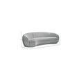 thumbnail image 3 of Meridian Furniture Hyde Grey Boucle Fabric Sofa, 3 of 14