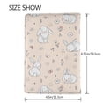 thumbnail image 3 of Pofeuu Cute Rabbit Print Travel Document Organizer Passport Holder Men Women for Family (6.5 in x 4.5 in),Wallet Holder Credit Card Clutch Bag Case, 3 of 5