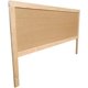 thumbnail image 3 of Cabecera Para Cama King Size Muebles GM Modelo Duela Pata Delgada Madera de Pino Color Natural Laca Transparente, 3 of 4