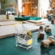 thumbnail image 3 of Mini carrito de compras de juguete para niños | Juguete de supermercado de juguete con bloques de madera giratorios de 360 grados | Juguete educativo de rol para niños pequeños, 3 of 4