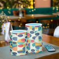 thumbnail image 3 of Yayeee Flameless Candles with Remote Flickering Battery Operated Multi Color Changing, Green Geometric, 3 of 7