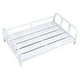 thumbnail image 1 of Cama elevada para perros de acero al carbono, versátil, para exteriores, con patas antideslizantes y rieles. Blanco, 1 of 9