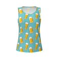 thumbnail image 4 of Easygdp Beer Women's Workout Tank Top, Running Top, Hiking Shirt, Quick-Dry for Running, Yoga, Hiking - Medium, 4 of 9