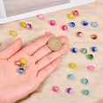 thumbnail image 3 of 150Pcs Baking Painted Crackle Glass Bead Strands Roundd Mixed Color 10mm Hole: 1.3~1.6mm 15pcs/color, 3 of 7