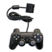 Wired Controller Double Shock For Playstation 2 Black
