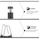 thumbnail image 5 of Luz Para Acampar Al Aire Libre, Linterna Para Acampar, Foco Portátil, Luz De Trabajo Telescópica, Reflector Impermeable, Antorcha De Emergencia seitruly HA025035-03, 5 of 5