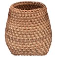 thumbnail image 2 of Rattan Pen Holder, Hand Woven Cylindrical Pencil Holder Cup Container Box Makeup Brush Storage Basket Kitchen Cookware Organizer Caddy Home Table Decor, 2 of 8
