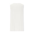 thumbnail image 5 of BiZtdJrK Mens Deep V Neck Tank Tops Summer Lightweight Linen Sleeveless Vest Shirts Loose Fit Long Muscle Shirt Tanks Beach Outfits White XXL, 5 of 7