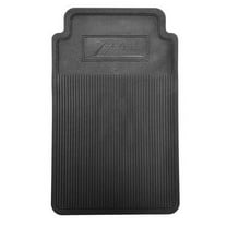 Scott Drake C4DZ-6513086-BK Rubber Floor Mats Front & Rear with Falcon Logo
