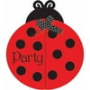 Creative Converting Ladybug Fancy Invitations, 8pk